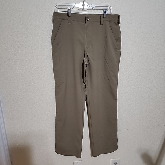 Under Armour Pants Size 32/30 Tan Raw Hem Nwot Men - Picture 1 of 9